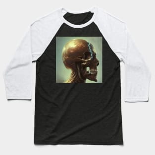 Skull in profile view Baseball T-Shirt